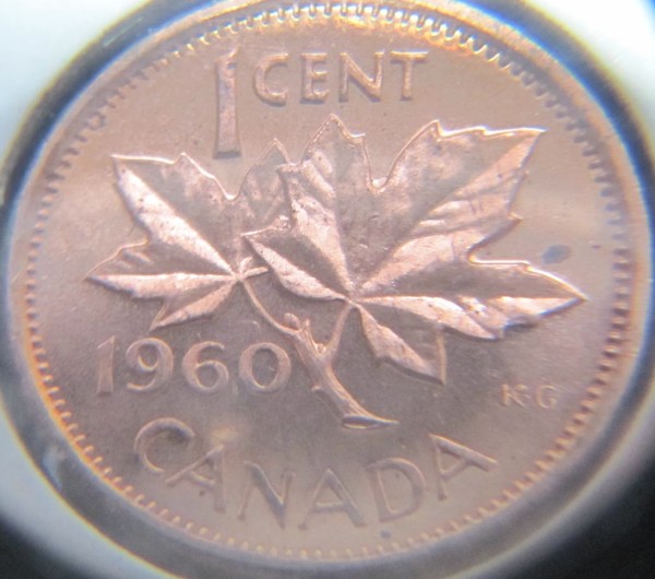Canada-1-Cent-1960-Hanging-0